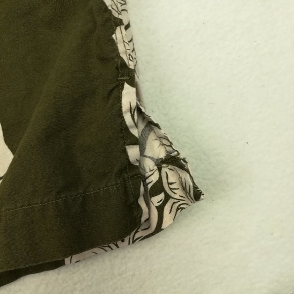 Vintage 2000 Tommy Hilfiger Shirt Hawaiian Floral Button Up Y2K Green Mens XL - Picture 3 of 8